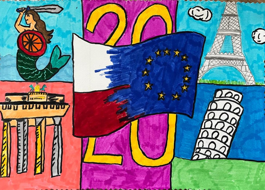 Wyniki konkursu plastycznego „20 LAT POLSKI W UE, 25 LAT POLSKI W NATO”