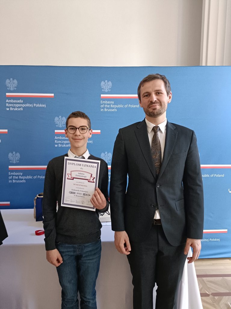 Sukces naszego ucznia w Dyktandzie Polonijnym!