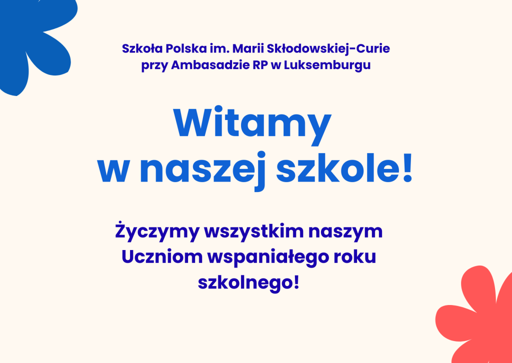 Witamy w naszej szkole!