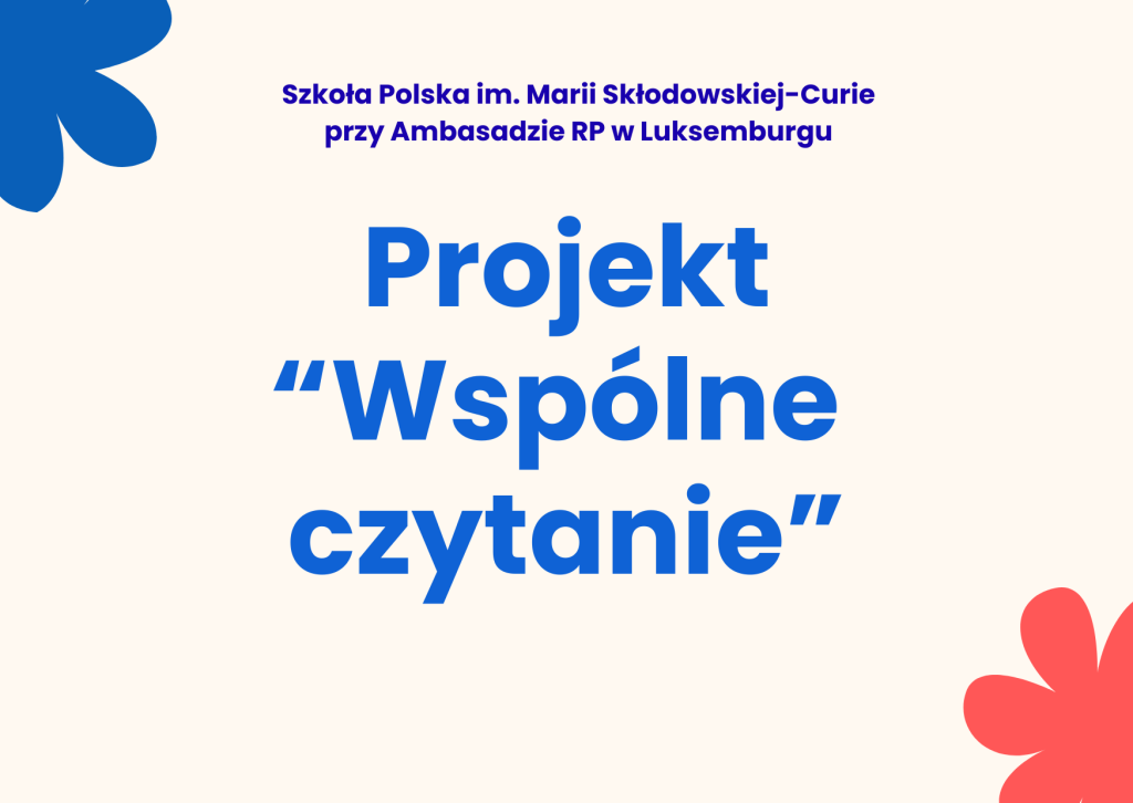 Projekt „Wspólne czytanie”