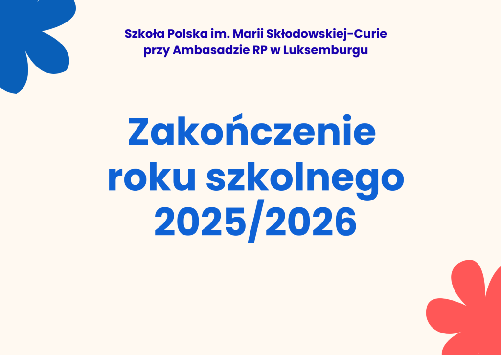 Zakończenie roku szkolnego